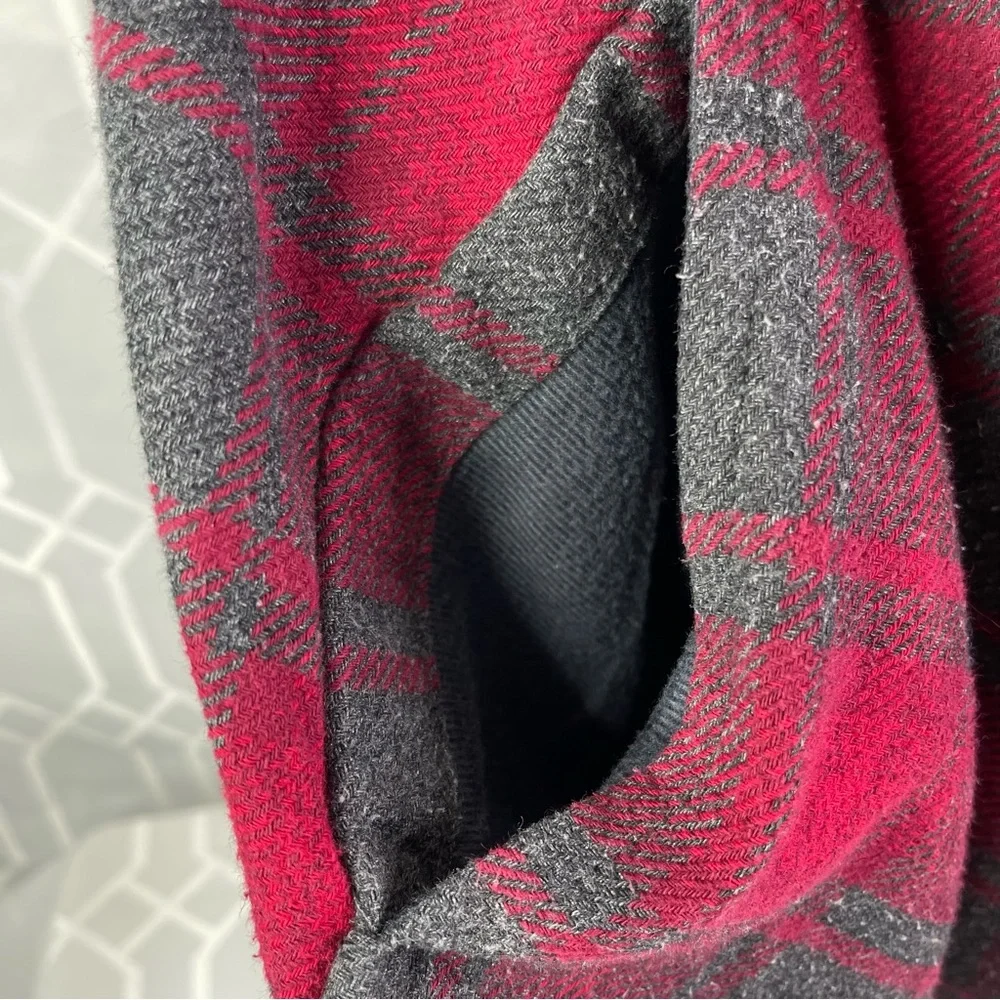 Orvis Classic Collection Heavyweight Flannel Shacket w/Hand Pockets Red Plaid XL